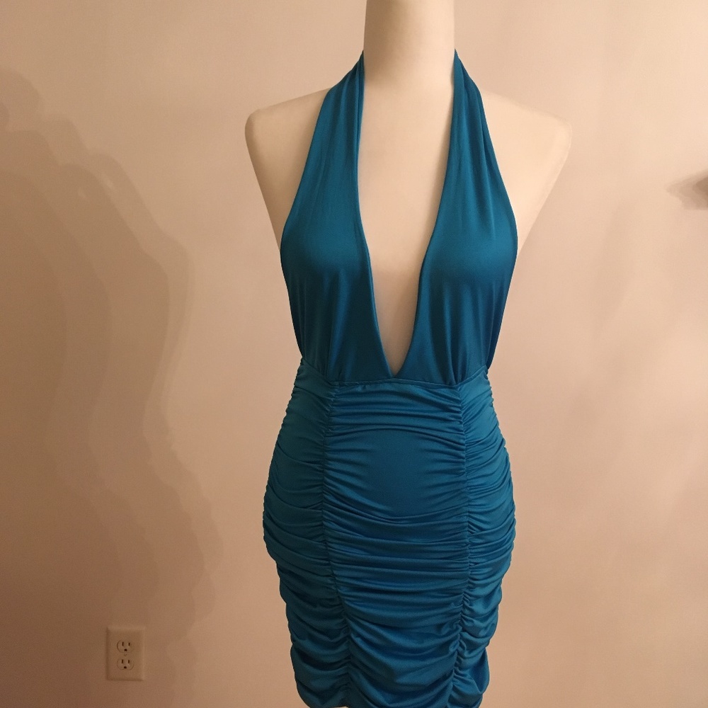 Halter dress-sheared
